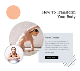 Pilates develops core strength - Template by Nicepage
