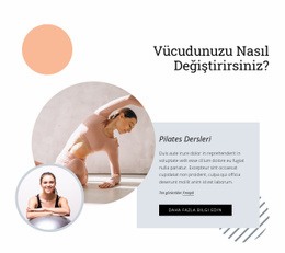 Pilates Çekirdek Gücünü Geliştirir - Harika Bir Açılış Sayfası
