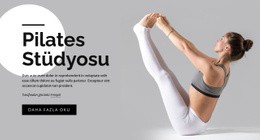 Pilates Ile Temel Güç Oluşturun Şablon