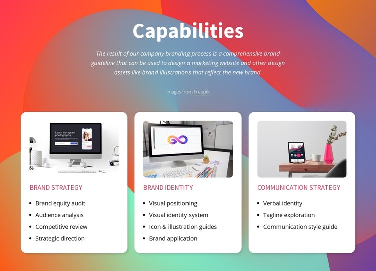Creative marketing  and banding agency CSS Template