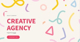 Award-Winning Creative Branding Agency One Page Template
