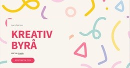 Prisbelönt Kreativ Varumärkesbyrå - HTML-Sidmall