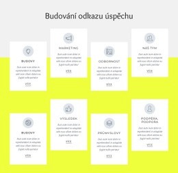 100 Let Budování – Responzivní Šablona Webu