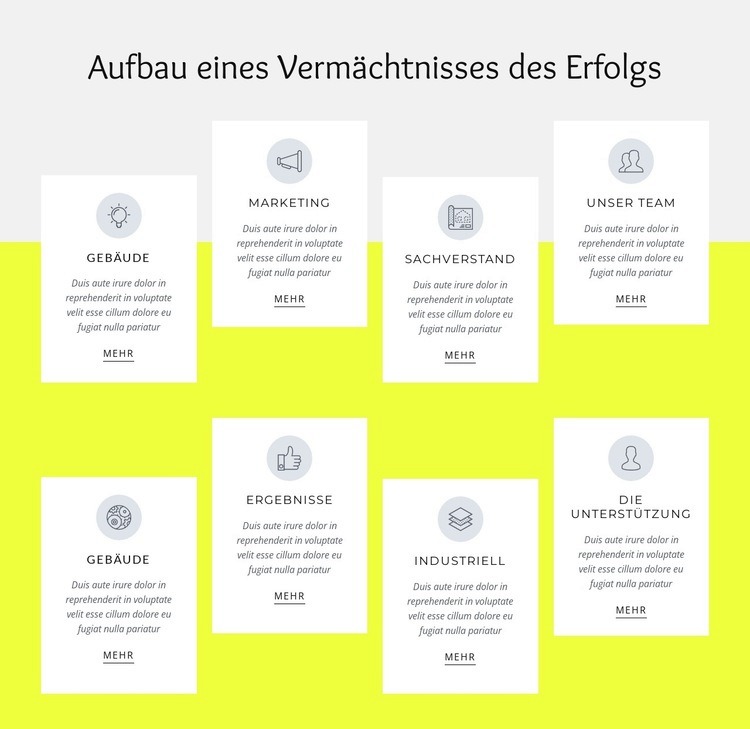 100 Jahre Bauen HTML5-Vorlage