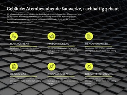 Nachhaltig Gebaut - Integrierte CMS-Funktionalität