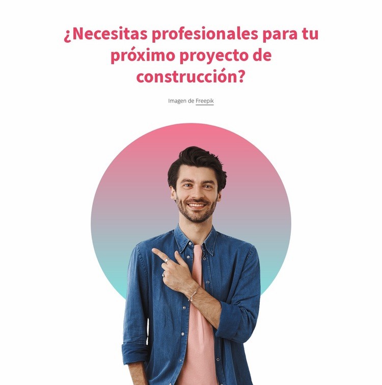 Profesionales para ti Plantillas de creación de sitios web