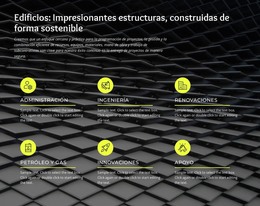 Construcción Sostenible: Plantilla HTML5 Adaptable