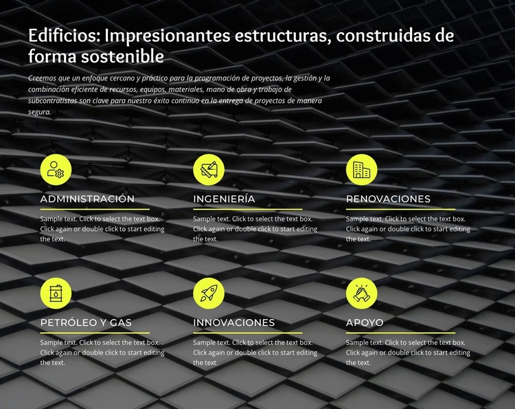 Construcción sostenible Tema de WordPress