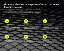 Modèle HTML5 Exclusif Pour Construction Durable