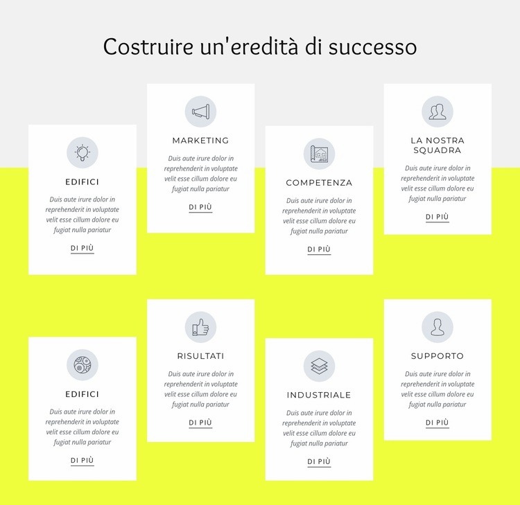 100 anni di costruzione Costruttore di siti web HTML