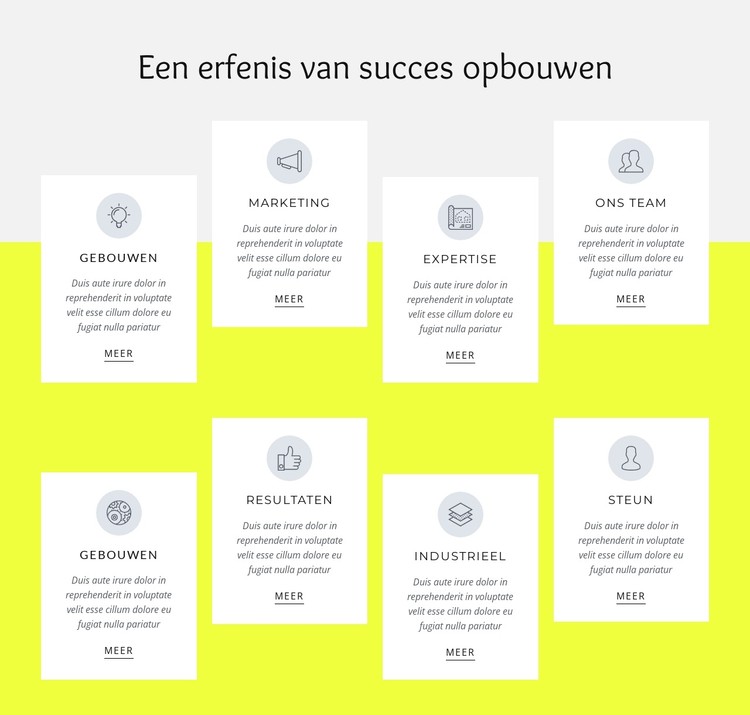 100 jaar bouwen CSS-sjabloon