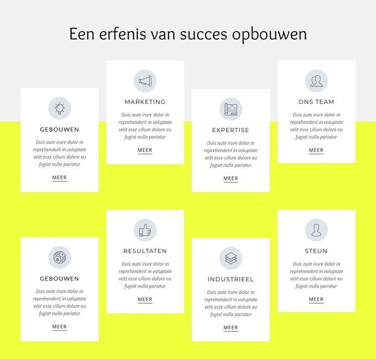 100 jaar bouwen HTML-sjabloon