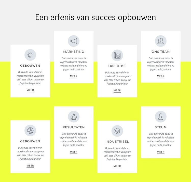 100 jaar bouwen Html Website Builder