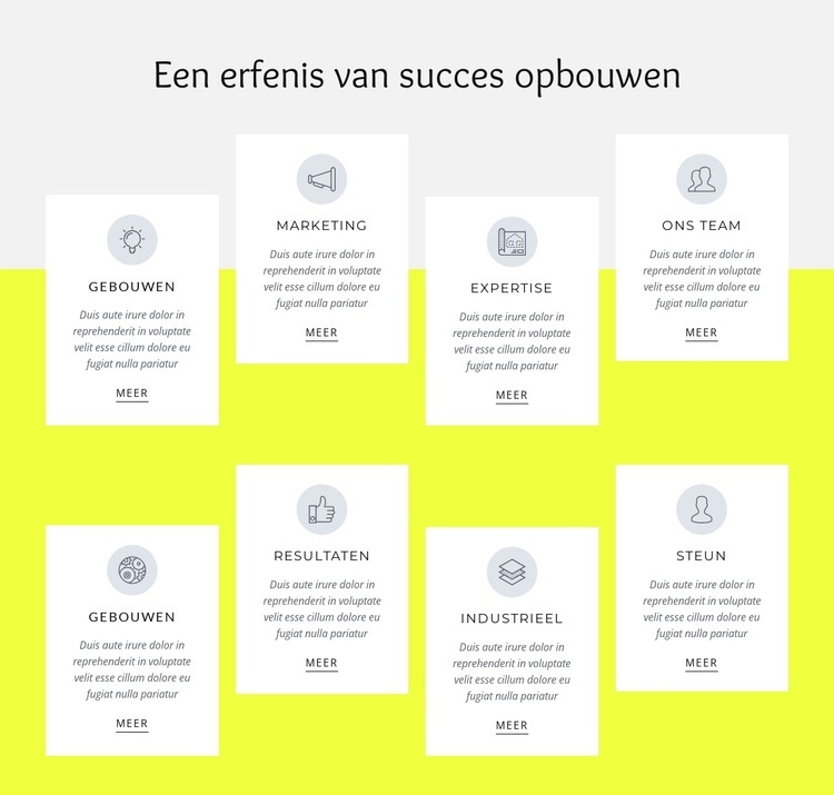 100 jaar bouwen Website mockup