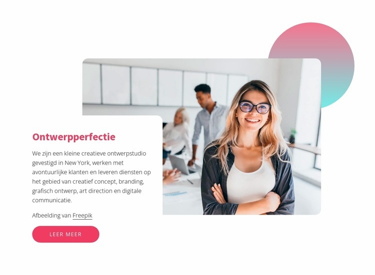 Briljant heldere ideeën Website ontwerp