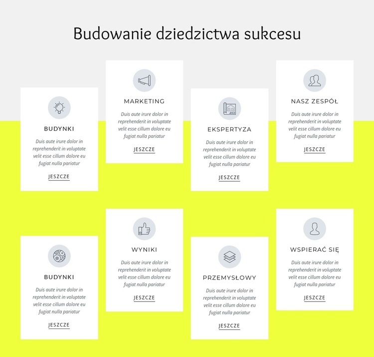 100 lat budowy Szablon HTML5