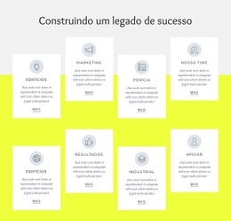 Tema HTML5 Para 100 Anos De Construção