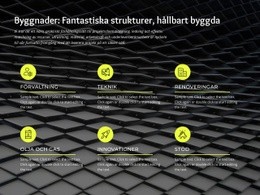 Hållbart Byggt - Responsiv HTML5-Mall