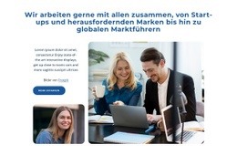 Wir Arbeiten Mit Start-Ups Zusammen - Website-Design