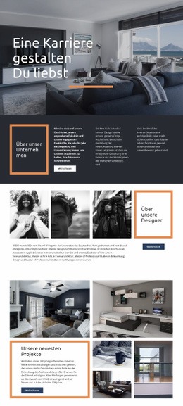 Website-Design Entwerfen Sie Eine Karriere, Die Sie Lieben Für Jedes Gerät