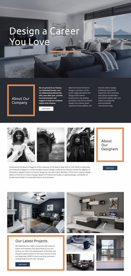 Web Page Design For Design A Career You Love