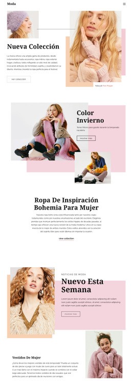 El Creador De Sitios Web Más Creativo Para Diseño De Página De Moda