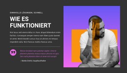 Leidenschaft Und Der Drang Zum Erfolg Einfache HTML-Vorlage Mit CSS