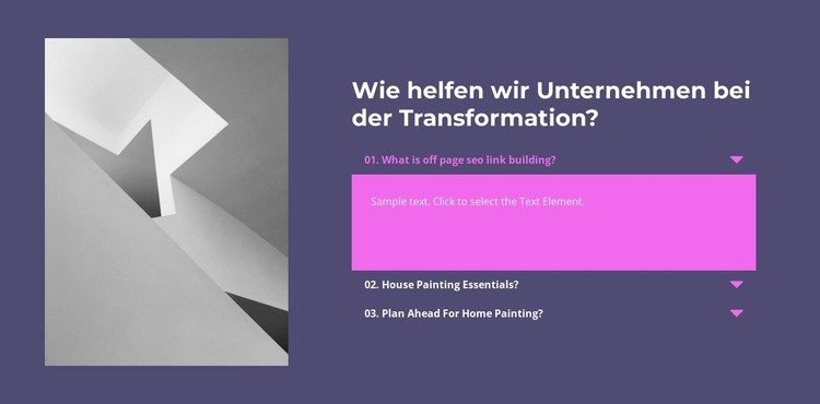 Erfahrung kann erforderlich sein HTML Website Builder