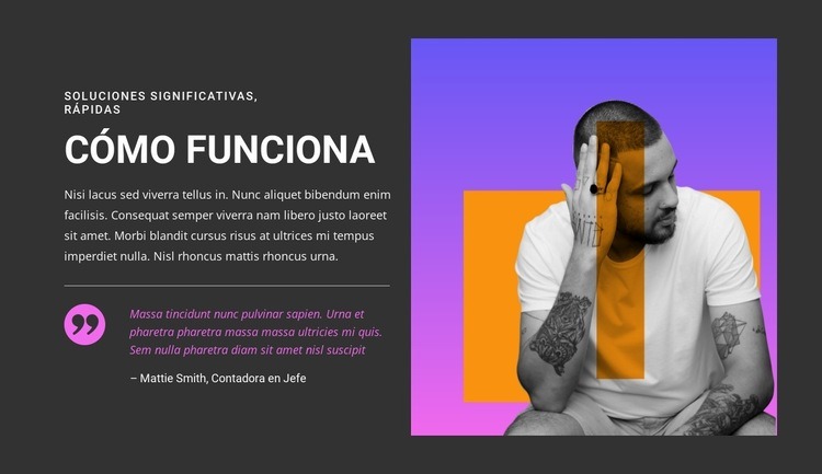 Pasión y el impulso para triunfar Creador de sitios web HTML