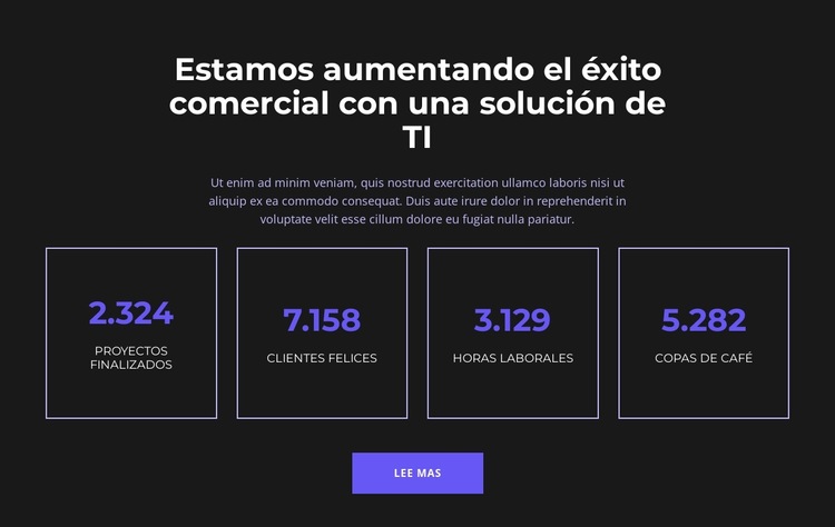 Conducir para tener éxito Plantilla de sitio web