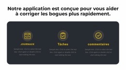 Maquette De Site Web Exclusive Pour À Propos De Notre Application