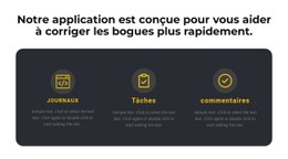 HTML Réactif Pour À Propos De Notre Application