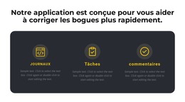 À Propos De Notre Application - Modèle HTML Gratuit