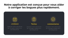 À Propos De Notre Application – Modèle Vierge HTML5