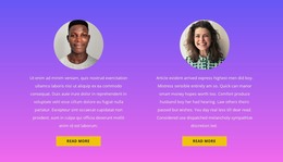 Two Users - Free Website Template