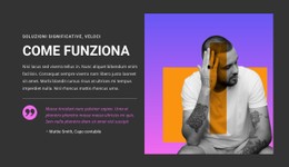 Passione E Voglia Di Avere Successo Modello HTML Di Base Con CSS