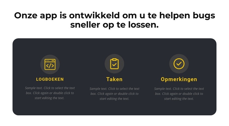 Over onze app WordPress-thema