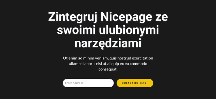 Subskrybuj formularz na ciemnym tle Szablon CSS