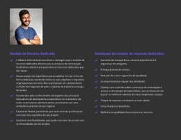 Delineando Seus Serviços - Construtor De Sites De Arrastar E Soltar