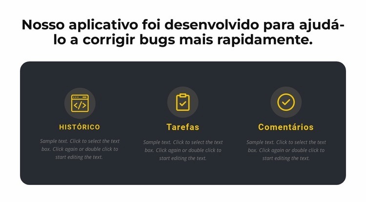 Sobre nosso aplicativo Modelo