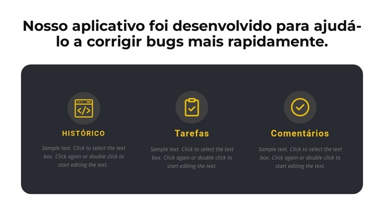 Sobre nosso aplicativo Tema WordPress