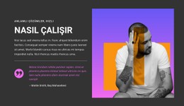 Tutku Ve Başarılı Olma Dürtüsü CSS Ile Temel Html Şablonu
