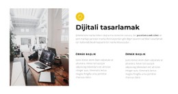 İş Planı Hizmeti Temiz Ve Minimalist Şablon