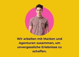 Homepage-Abschnitte Für Helle Farben