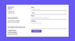 Adresse Pour La Connexion Rapide - Conception De Site Web Simple