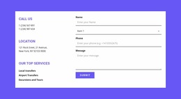 Address For Quik Connect - HTML Template Generator