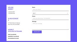 Elrendezési Funkciók A Következőhöz: A Quik Connect Címe