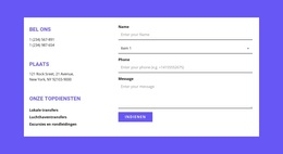 Adres Voor Snelle Verbinding - Aangepast WordPress-Thema