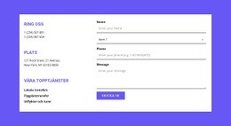 Layoutfunktion För Adress För Quik Connect