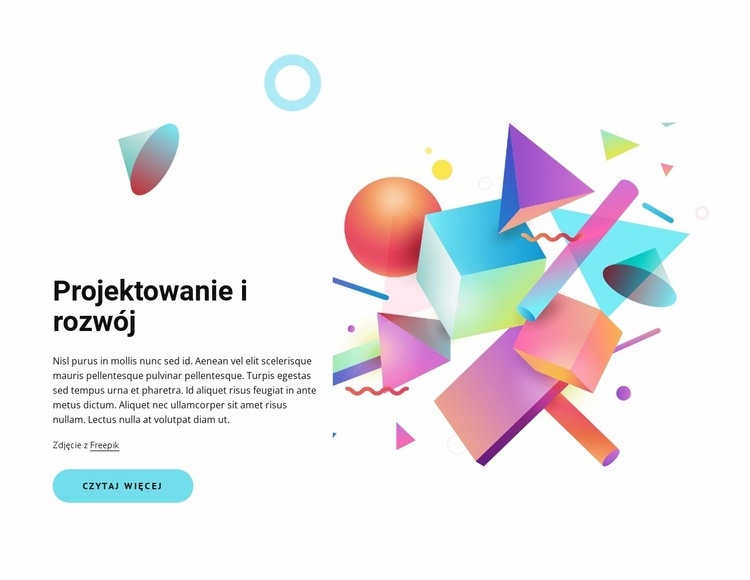 Projekt, rozwój Projekt strony internetowej